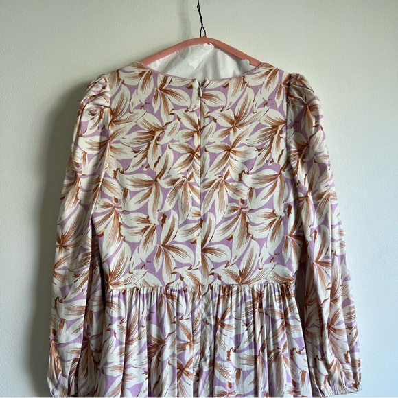 Jonathan Simkhai Ella Dress in Lilac Print - Picture 13 of 16
